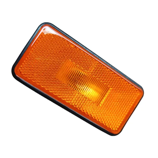Yellow Square Screw Fixation 24V Side Marker Light for Bus and Trailer