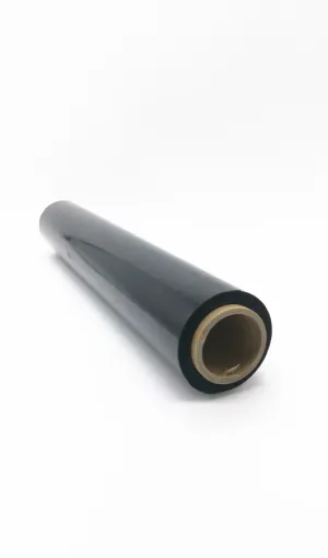 2 inch black translucent stretch film roll