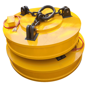 Install Stability: Steel Scrap Handling Round Magnet for Excavator