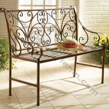 2014 Hot Sale Outdoor Wrought Iron Garden Bench