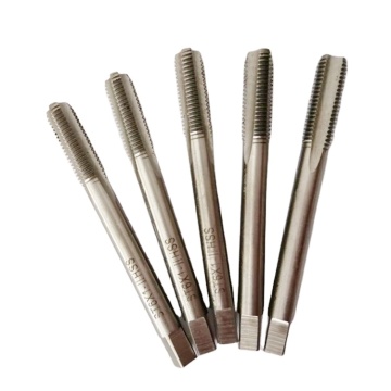 304 Stainless Steel Thread Tap Drill Bit Fastener Screw with Natural Surface Treatment Metric Measurement System Thread Insert