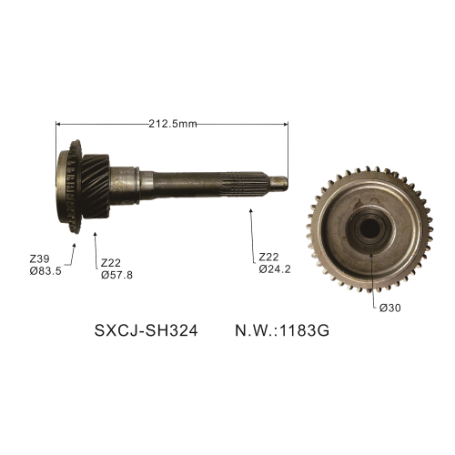 OEM Transmission Gearbox Parts Gearshaft for Kia OK43A-17-201 43214-4Y200 OK43A17201 432144Y200 40T-22T-22T