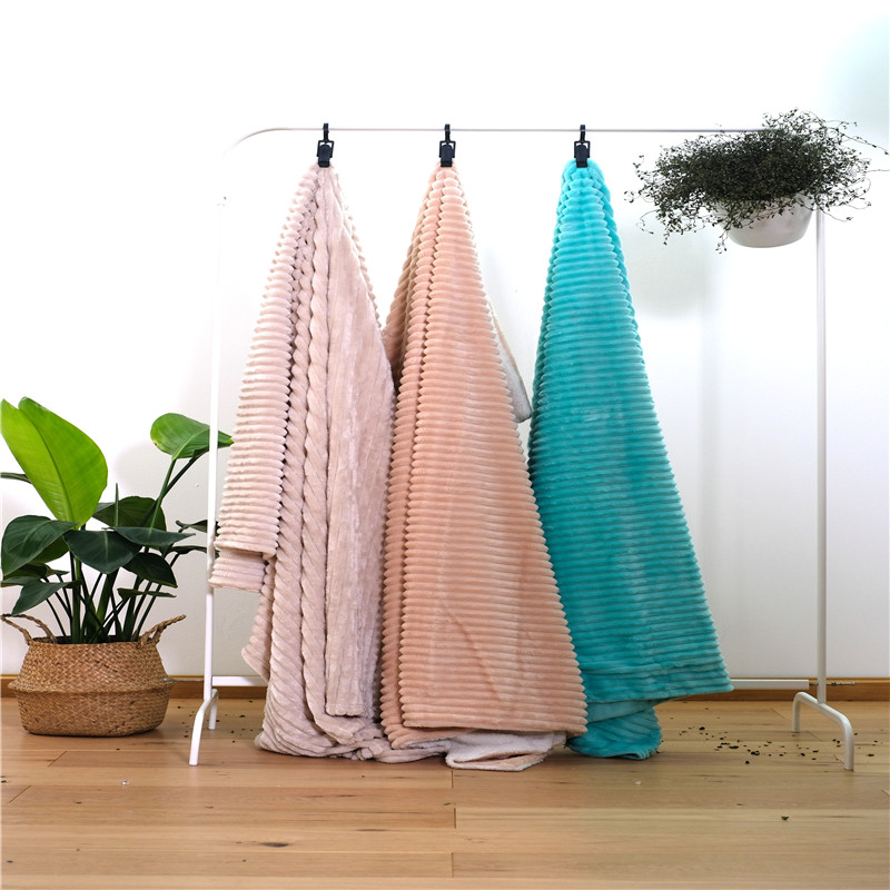 Dyed Coral Blankets