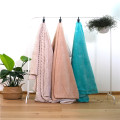 Plain Dyed Teddy Sherpa Stripes Bedding Coral Blanket