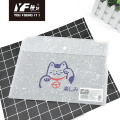 Cat style PP snap button file holder