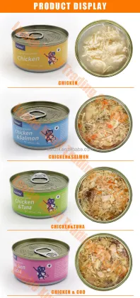 Real Meat Natural Pet Canned Food Sets for Dogs and Cats