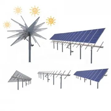 Single and Dual Axis Solar Tracking System with Slew Drive and Ground Mounting Brackets