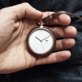 Kotak Kado Perhiasan Kayu Pocket Watch