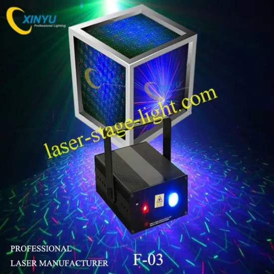 Blue Led Romantic Double Hole Effect Party Laser Stage Lighting 35mw F- 02