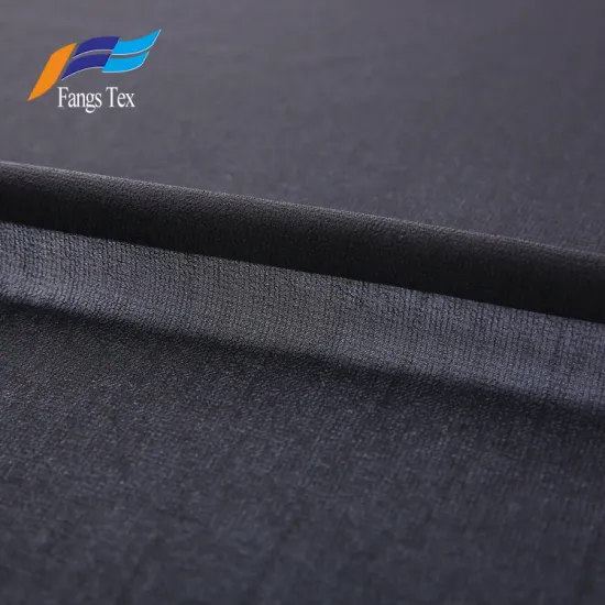 100% Polyester Nida Woven Formal Black Abaya Fabric