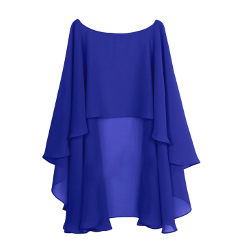 Women's Elegant Wedding Cape Jackets: Soft Chiffon Boleros for Bridal Shrouds and Evening Wraps