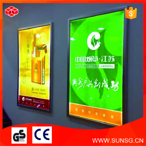 Outdoor acrylic photo frame advertising cinematic light box