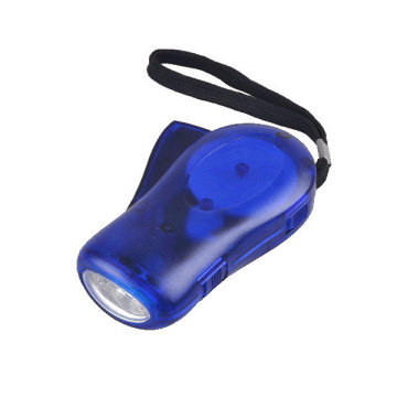 Colorful ABS 3 LED Hand Pressing Dynamo Flashlight: Bright Solutions in Compact Design