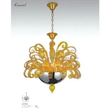 Modern golden glass pendant lighting(87033)