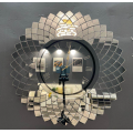 Reloj de pared de espejo irregular para la decoración del hogar