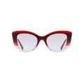 Women Acetate Polarized Slim Cat Eye Acetate Sunglasses