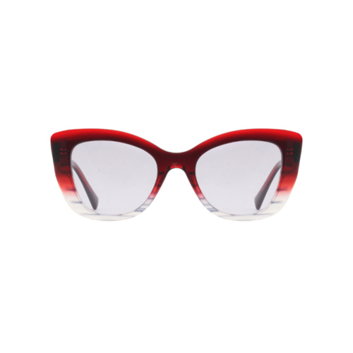 Women Acetate Polarized Slim Cat Eye Acetate Sunglasses