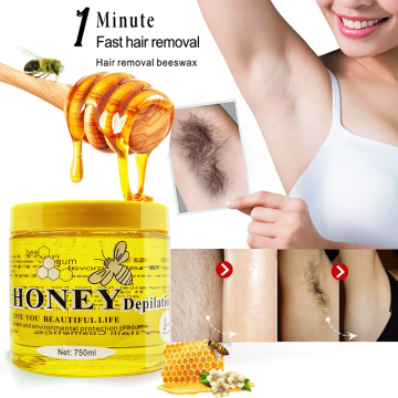 Remoção de cabelo Cera depilatória de mel para toda a pele