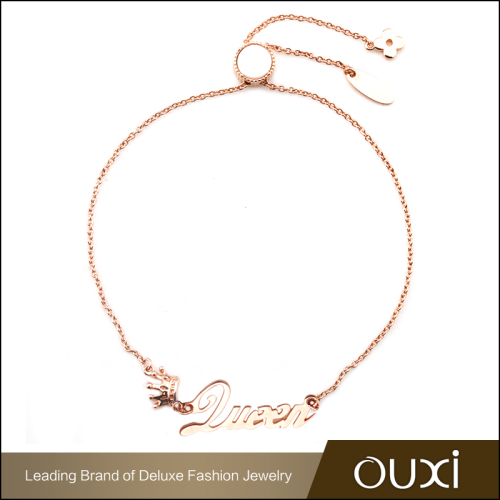 OUXI New Arrival Fashion Jewelry Women Acrylic Crown Bracelet