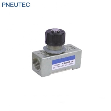 Ningbo Factory Stock SMC AS Series Pneumatic Air Flow Control Check Valves