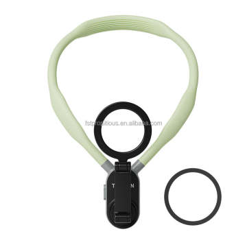 TELESIN Silicone Magnetic Neck Mount Quick Release Holder for Smartphones