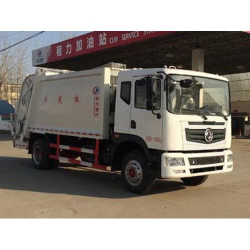 DFAC 12M3 Xe tải rác thủy lực Compactor Truck