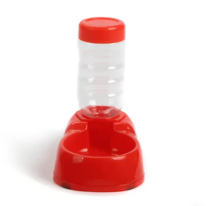Pet drinker products plastic portable drinker bottle