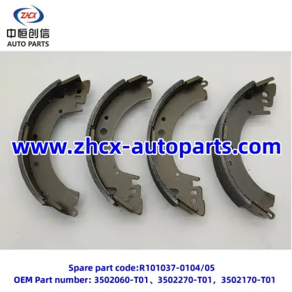 Rear brake shoes for changan Honor
