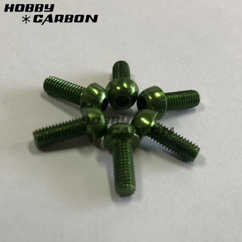 Green M3 Auminum Screws Post