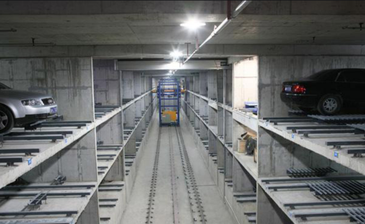 Sistema de estacionamiento de autos de pila