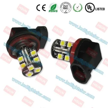 High quality 5050 smd 19 led auto light bulb/12 volt h8 led canbus automotive fog light