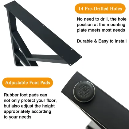 Metal Table Legs Heavy Duty Furniture Legs