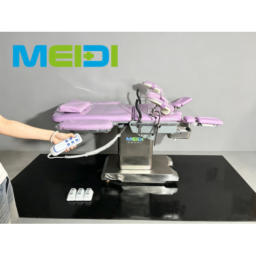 Hospital Electric Obstetric Examination Bed Overall Tilting Hand & Foot Control