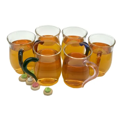 OEM/ODM Custom Transparent Cups with Handle - High Borosilicate Glass Tea & Coffee Cups