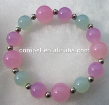 UV big beads bracelet /wristlet luckly