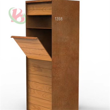 Corten Steel Outdoor Mailbox: A Durable Addition to Your Garden