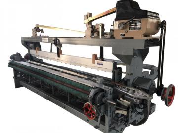 Flexible cam dobby shuttless jute rapier loom