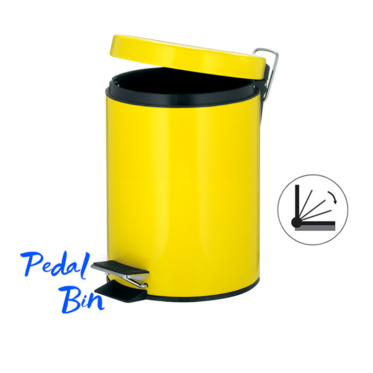 stainless steel pedal bin