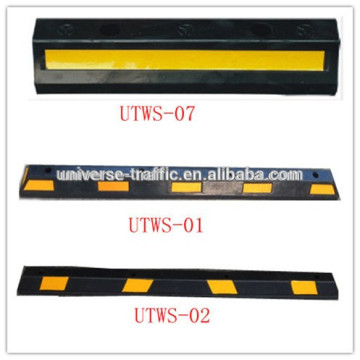 traffic safety road stopper/ car stopper/rubber wheel stopper/rubber car stopper