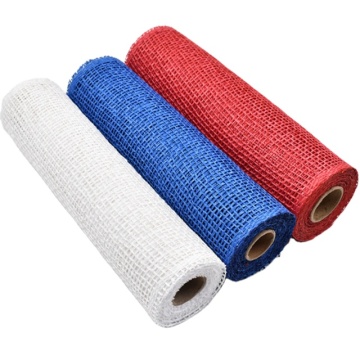 Wholesale Poly Mesh for Wreath and Flower Arrangements - Patriotic Decoration for Independence Day