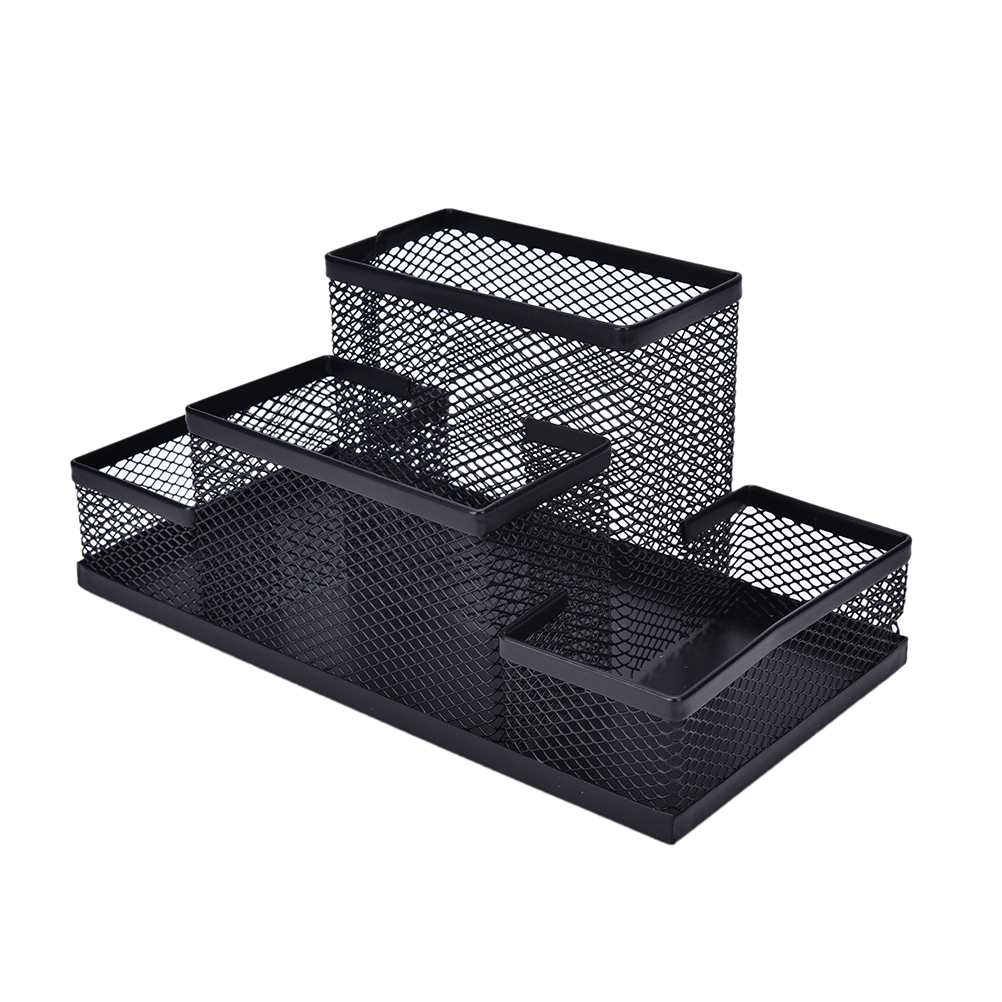 Mesh Cube Metal Stand Combination Holder Desk Desktop Accessories Organizer Pen Pencil storage Office Supplies Study Stationery