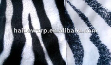 Velboa with Zebra prints