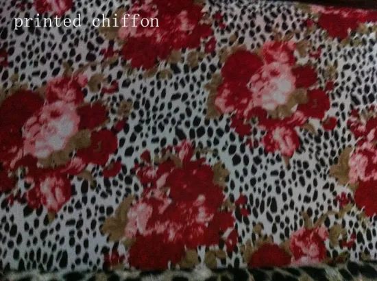100%polyester ink printing chiffon