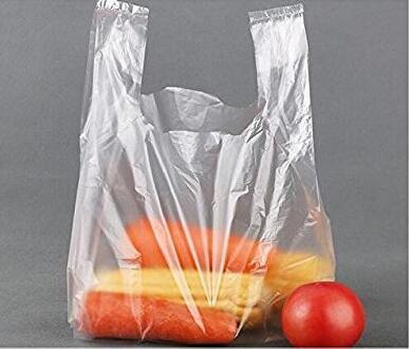 Cheap High Quality Shopping Plastic Striped T-Shirt Packing Poly Food Packaging Bags Wholesale