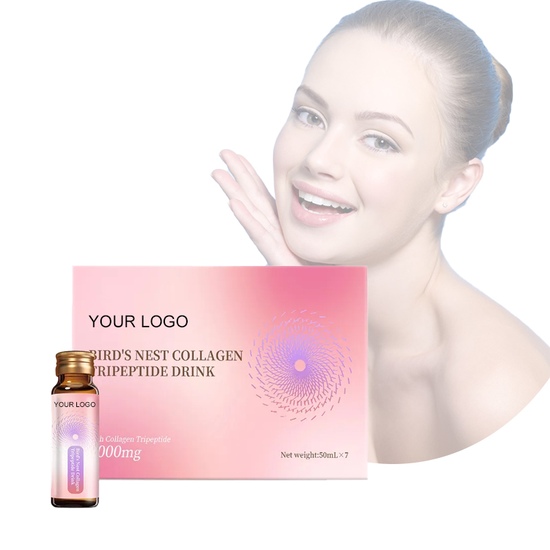 OEM ODM Vegan Skin Whitening Bird's Nest Collagen Peptide Fruity Drink Elastin fruity Collagen peptdie Oral liquid drink