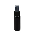 Mini garrafas de spray de névoa fino de estimação preta de estimação 30 ml