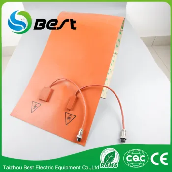 20*20cm 220V 200W silicone rubber heater with 3M adhesive