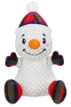 스 퀴커가있는 개 크리스마스 장난감, 주당 종이를 곁들인 2 팩 개 장난감, 대화식 플러시 개 씹기 장난감을위한 개 장난감.
