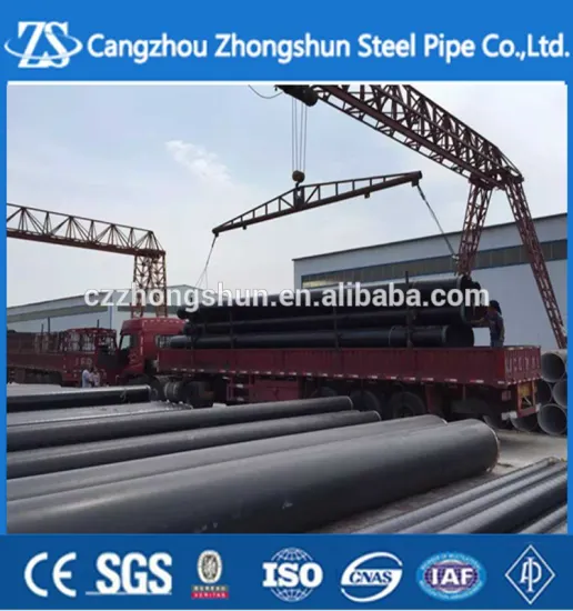 3PE Coated SSAW Steel Pipe/ Spiral Welded Steel Pipe