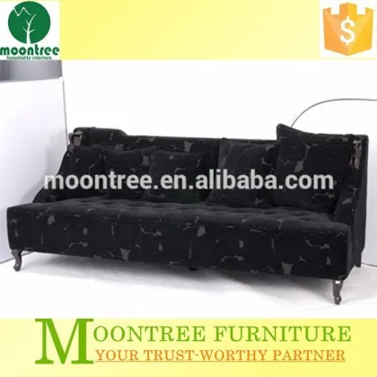 MSF-1115 Top Quality Black Fabric Sofa